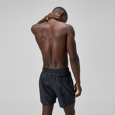 Men's Lookout Printed Swim Shorts Black