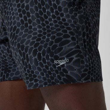 Men's Lookout Printed Swim Shorts Black