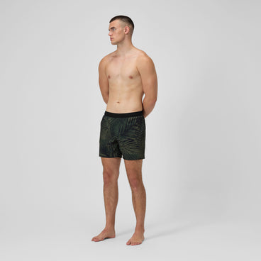Men's Print Volley Swim Trunks Green