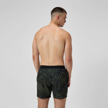 Men's Print Volley Swim Trunks Green