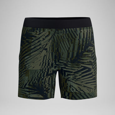 Men's Print Volley Swim Trunks Green