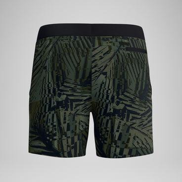 Men's Print Volley Swim Trunks Green