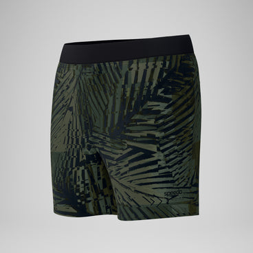 Men's Print Volley Swim Trunks Green