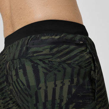 Men's Print Volley Swim Trunks Green