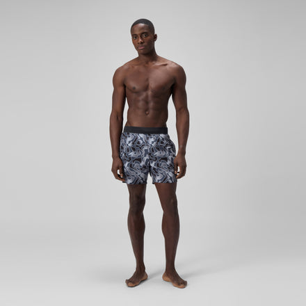 Men's Lookout Printed Swim Shorts Grey