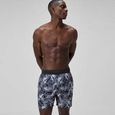 Men's Lookout Printed Swim Shorts Grey