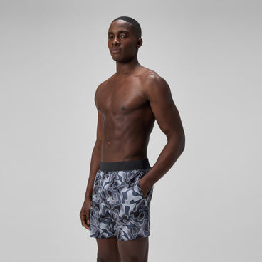 Men's Lookout Printed Swim Shorts Grey