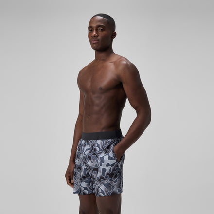 Men's Lookout Printed Swim Shorts Grey