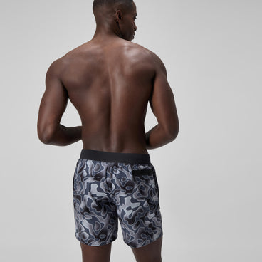 Men's Lookout Printed Swim Shorts Grey