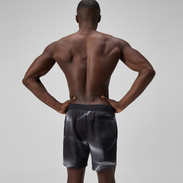Men's Lookout Printed Swim Trunks Gray