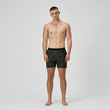 Men's Lookout Printed Swim Shorts Dark Green