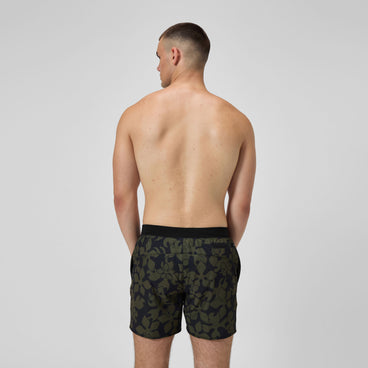 Men's Lookout Printed Swim Shorts Dark Green