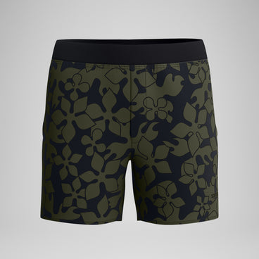 Men's Lookout Printed Swim Shorts Dark Green
