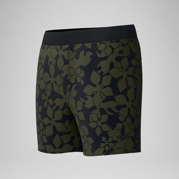 Men's Lookout Printed Swim Shorts Dark Green