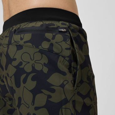 Men's Lookout Printed Swim Shorts Dark Green