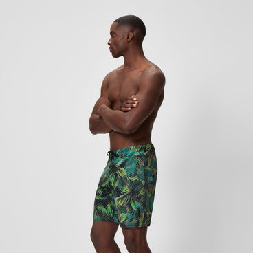 Men's Print Lookout Swim Shorts Black/Olive