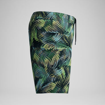 Men's Print Lookout Swim Shorts Black/Olive