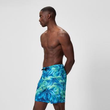 Men's Print Lookout Swim Shorts Navy/Blue