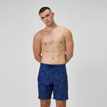 Men's Lookout Printed Swim Shorts Navy