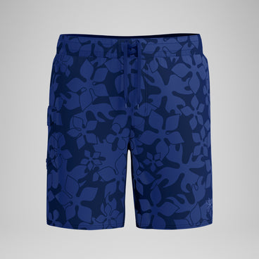 Men's Lookout Printed Swim Shorts Navy