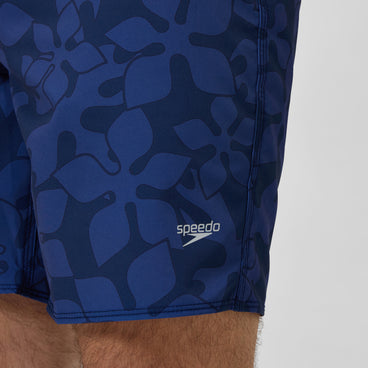 Men's Lookout Printed Swim Shorts Navy