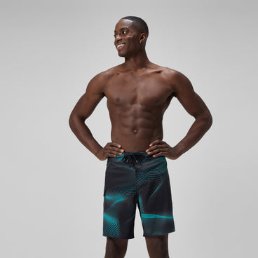 Men's Lookout Printed Boardshorts Dark Green