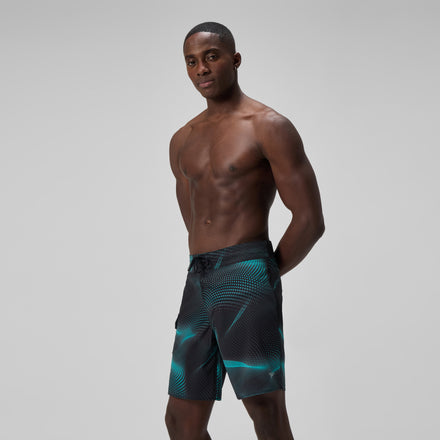 Men's Lookout Printed Boardshorts Dark Green