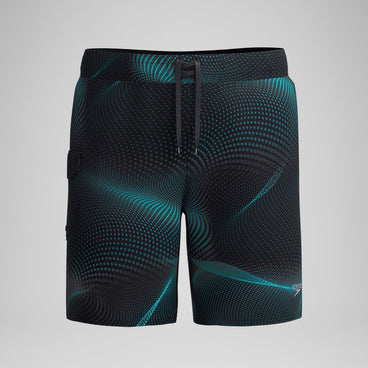 Men's Lookout Printed Boardshorts Dark Green
