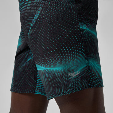 Men's Lookout Printed Boardshorts Dark Green
