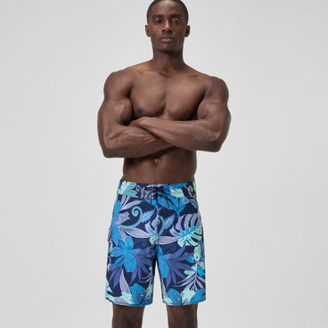 Men's Print Boardshort Blue