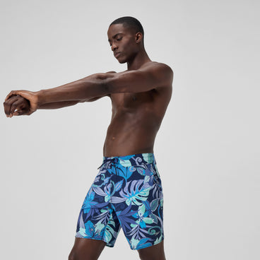 Men's Print Boardshort Blue
