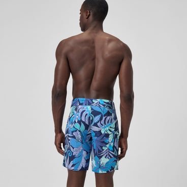 Men's Print Boardshort Blue