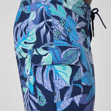 Men's Print Boardshort Blue