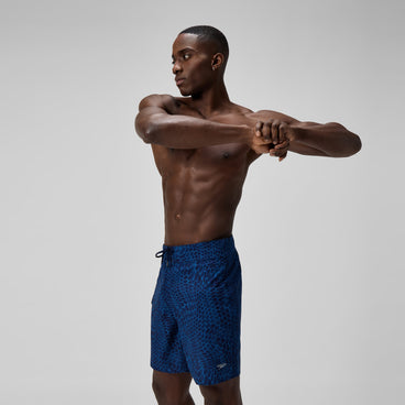 Men's Lookout Printed Boardshorts Navy/Blue