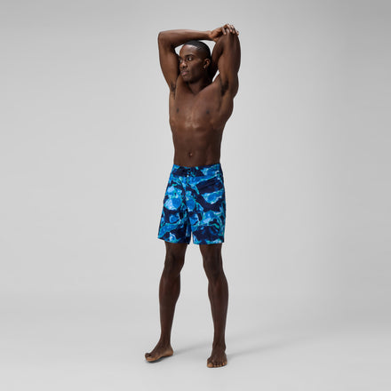 Men's Lookout Printed Boardshorts Blue