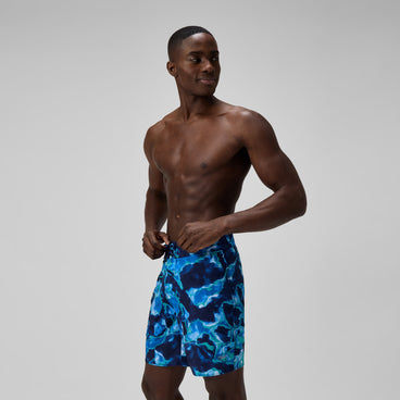 Men's Lookout Printed Boardshorts Blue