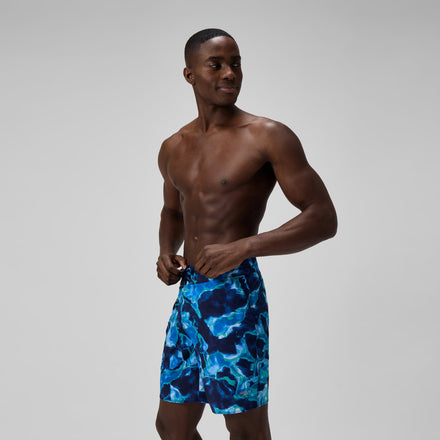 Men's Lookout Printed Boardshorts Blue