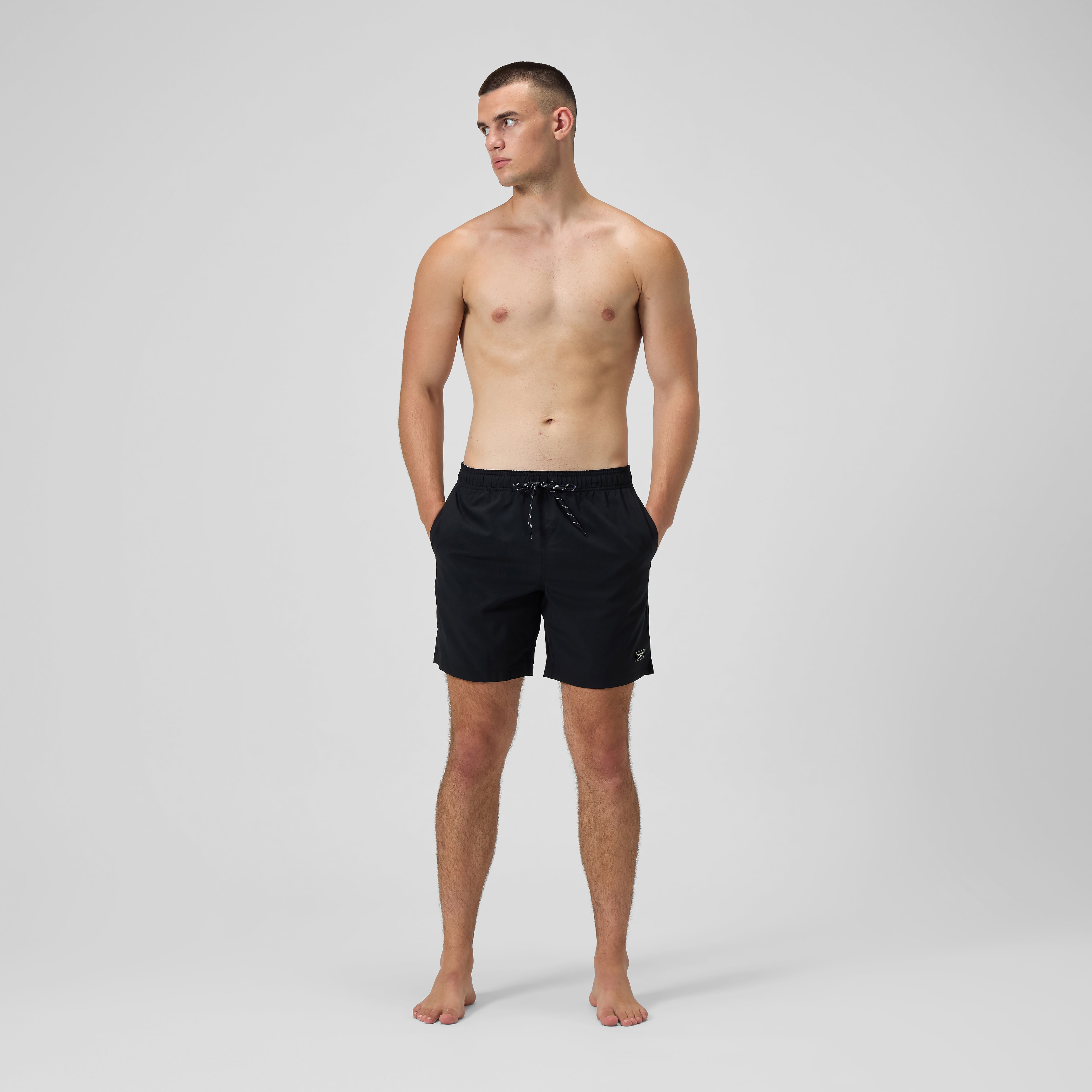 Men's Redondo Edge Solid Swim Shorts Black | Speedo