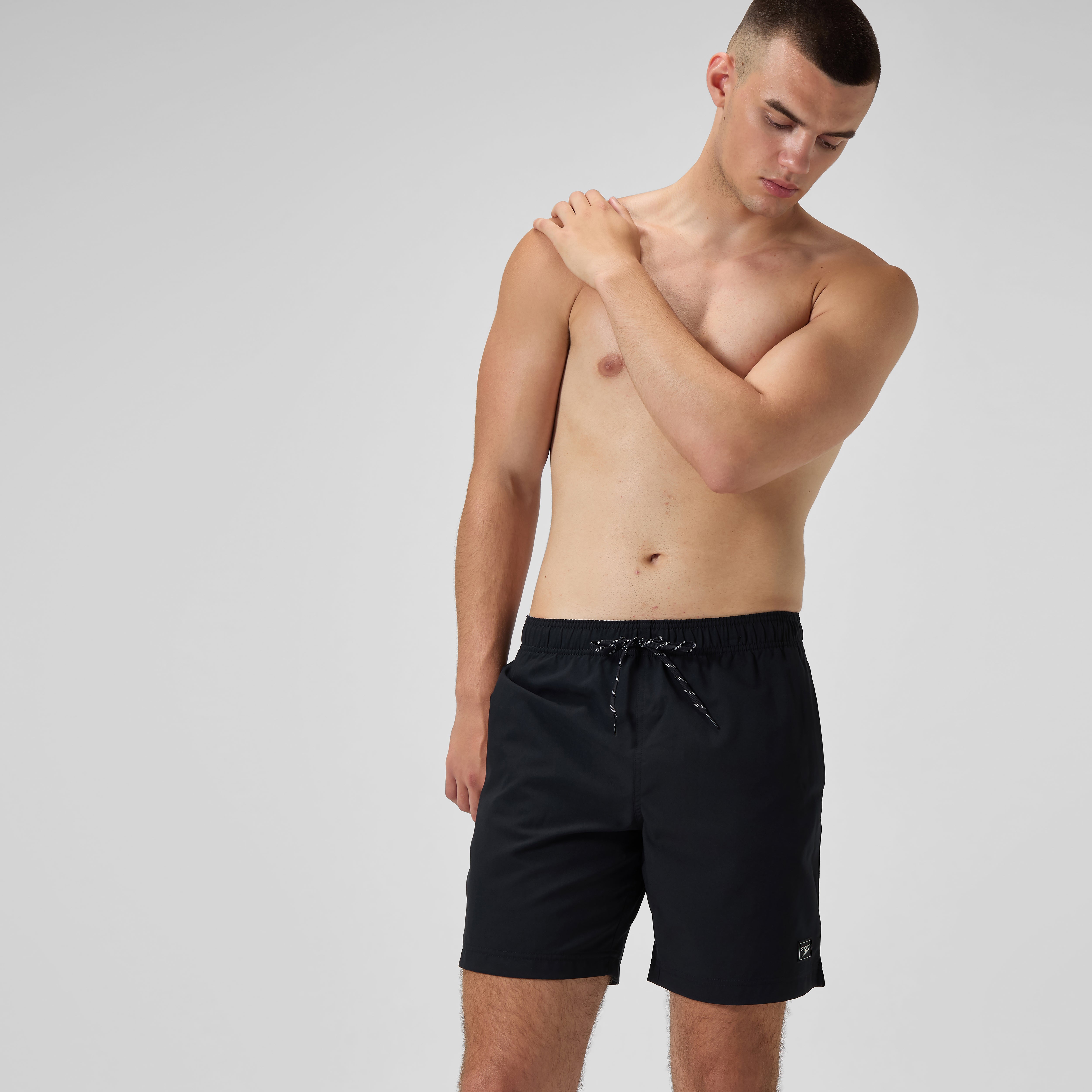 Men's Redondo Edge Solid Swim Shorts Black | Speedo