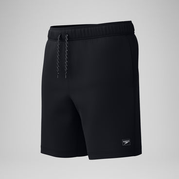 Men's Classic Solid Redondo Edge Volley Swim Trunks Black