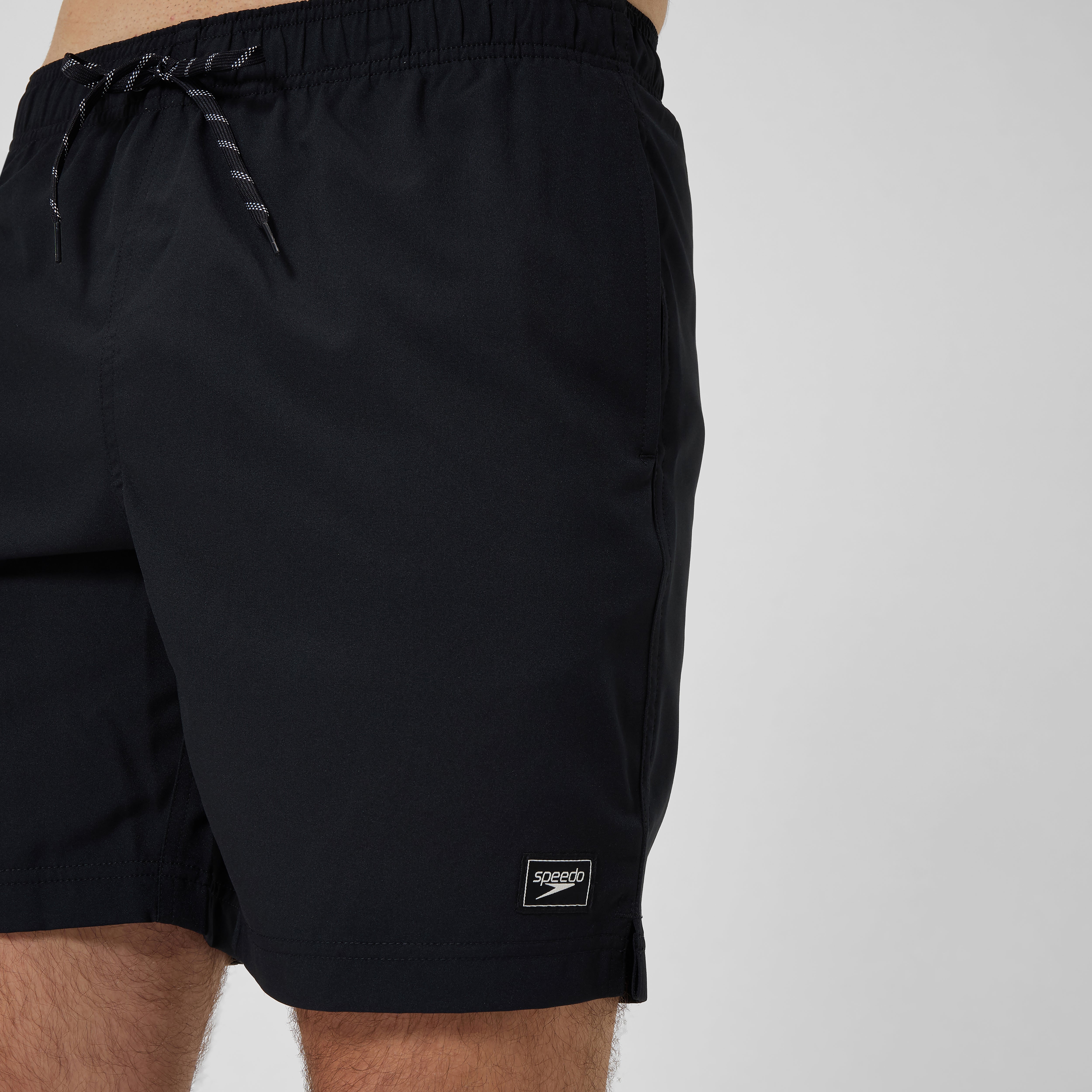 Men's Redondo Edge Solid Swim Shorts Black | Speedo