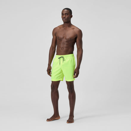 Men's Classic Solid Rondo Edge Volley Swim Trunks Yellow