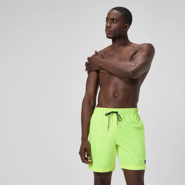 Men's Classic Solid Rondo Edge Volley Swim Trunks Yellow