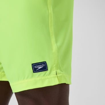 Men's Classic Solid Rondo Edge Volley Swim Trunks Yellow