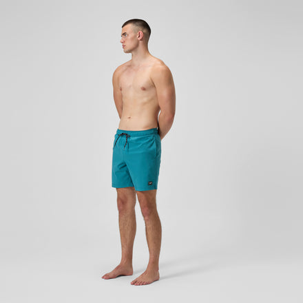 Men's Classic Solid Rondo Edge Volley Swim Trunks Green