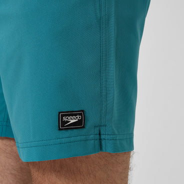 Men's Classic Solid Rondo Edge Volley Swim Trunks Green