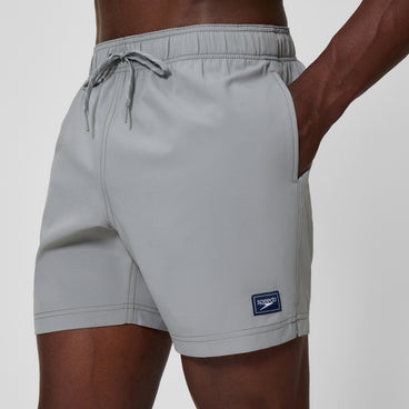 Men's Redondo Edge Solid Swim Shorts Gray