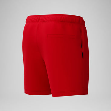Men's Redondo Edge Solid Swim Shorts Red