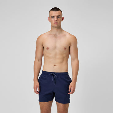 Men's Classic Solid Redondo Edge Volley Swim Trunks Navy
