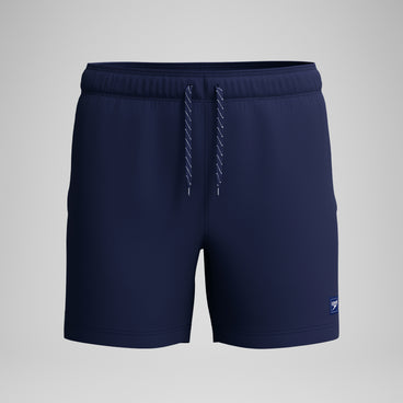 Men's Classic Solid Redondo Edge Volley Swim Trunks Navy